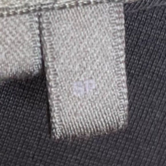 Anthropologie Charcoal Keyhole Ruffle Hem Dress, S Petite - Picture 7 of 9